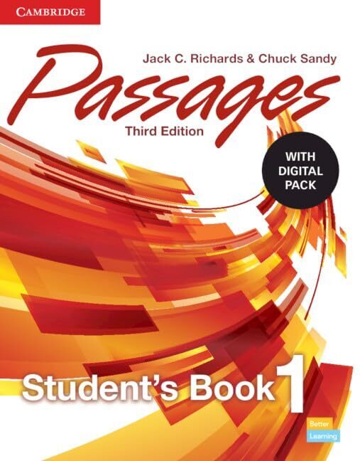 Passages Level 1 Student's Book with Digital Pack, 3-е издание