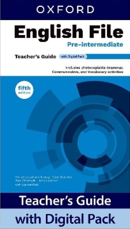 English File Pre-Intermediate Teacher's Guide with Digital Pack: книга учителя + онлайн-доступ к Classroom Presentation Tools (5-ое издание)