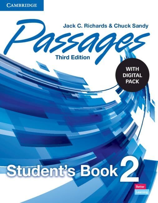 Passages Level 2 Student's Book with Digital Pack, 3-е издание