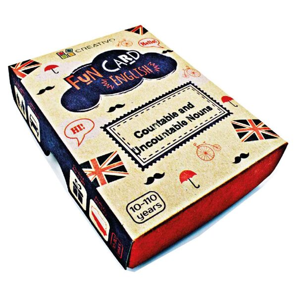 Fun Card English - Исчисляемые и неисчисляемые существительные
