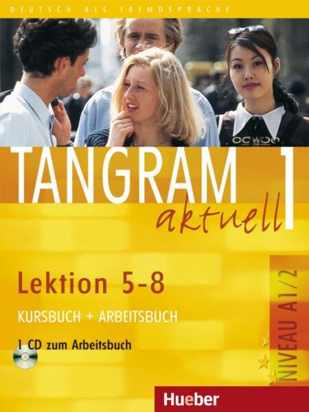 Tangram aktuell 1 – Lektion 5–8 Kursbuch + Arbeitsbuch mit CD zum Arbeitsbuch