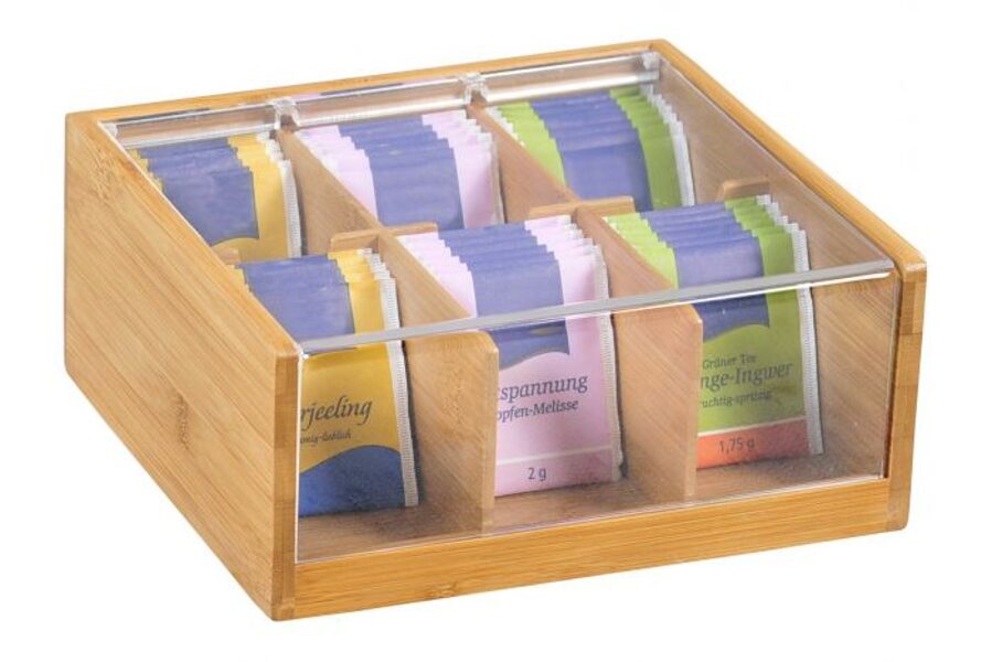 Kesper Box For Tea Bags 22×21 cm (bamboo)